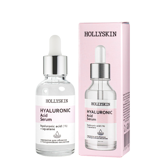Сыворотка для лица HOLLYSKIN Hyaluronic Acid Serum с гиалуроновой кислотой 30 мл - Фото 1 Сыворотка для лица HOLLYSKIN Hyaluronic Acid Serum с гиалуроновой кислотой 30 мл - изображение 1