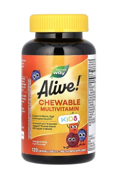 Мультивитаминный комплекс Alive! Nature's Way, Alive Kids ...