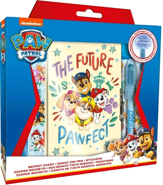 Дитячий щоденник Euroswan Psi Patrol Paw Patrol з чарівною ручкою (8435507885638) - зображення 1