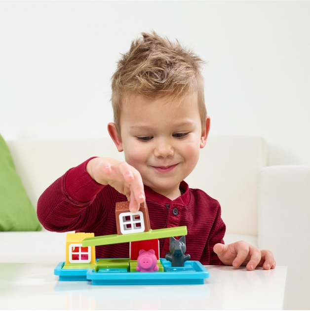 Gra planszowa IUVI Games 3D Puzzle Game Trzy małe świnki Wersja angielska (5414301518754) - obraz 4