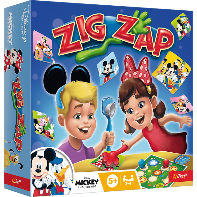 Настільна гра Trefl Disney Mickey and Friends Zig Zap (5900511024388) - зображення 1