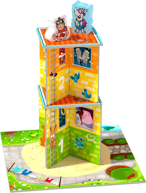 Настільна гра Haba Мої перші ігри Rhino Hero Junior (4010168254432) - зображення 3