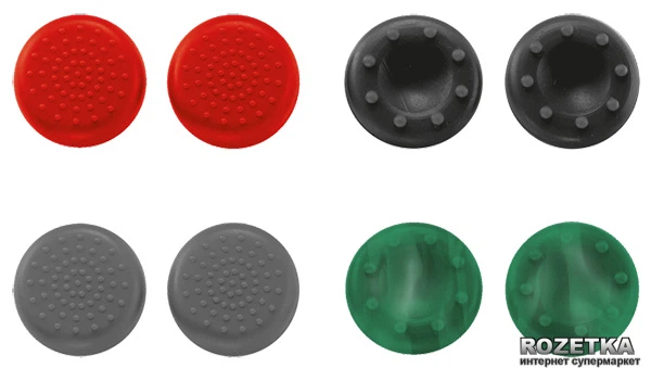 Накладки на стики Trust Thumb Grips 8-Pack для котроллера Xbox One (TR20815) - Фото 1 Накладки на стики Trust Thumb Grips 8-Pack для котроллера Xbox One (TR20815) - изображение 1