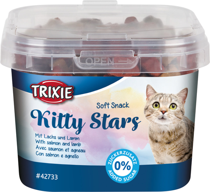 Лакомство для кошек Trixie 42733 Kitty Stars лосось и ягненок 140г (TX-42733) 4011905427331 - изображение 2