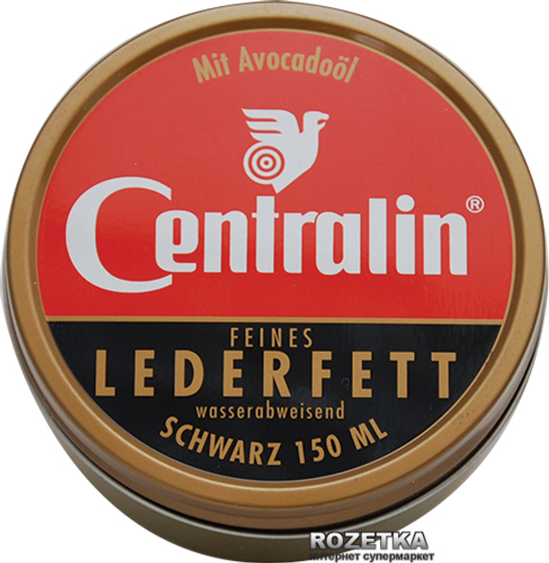 Жир для обуви Centralin Lederfett 150 мл Черный (4006230250013) – в ...