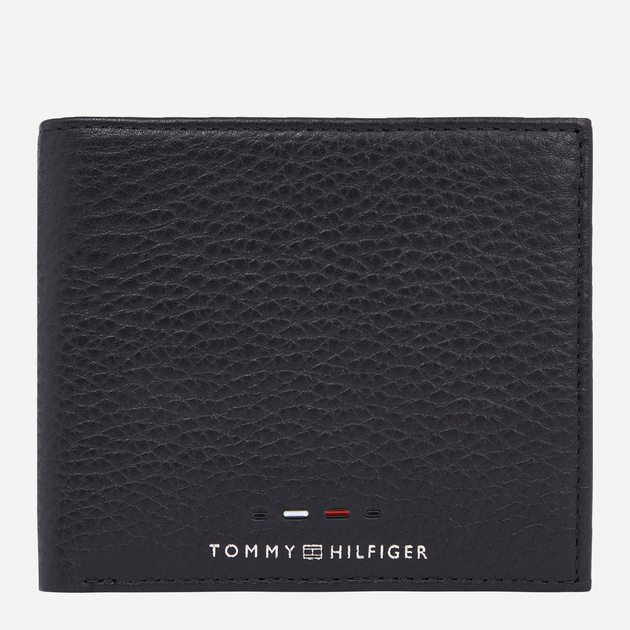 Portfel męski skórzany Tommy Hilfiger THIAM0AM12771BDS Czarny (8720637862421) - obraz 1