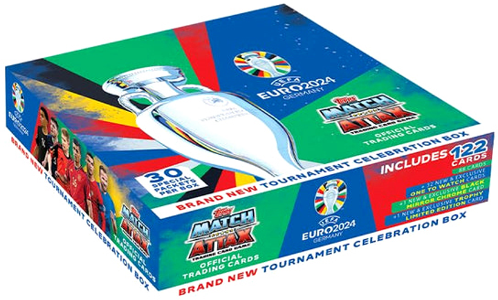 Gra planszowa Topps Match Attax Euros Tournament Celebration Box (5053307067943) - obraz 1