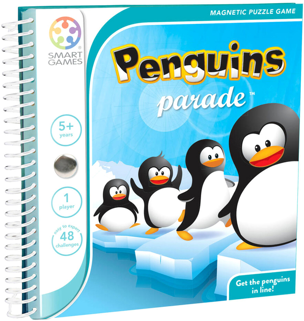 Настільна гра SmartGames Magnetic Travel Penguins Parade (5414301518006) - зображення 1