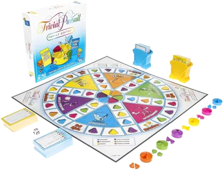 Gra planszowa Hasbro Gaming Trivial Pursuit Family Edition (5010993569007) - obraz 2