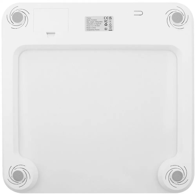 Смарт ваги Proove підлогові з Bluetooth скляні сенсорні Balance Lite (SLBP00010002) - зображення 3