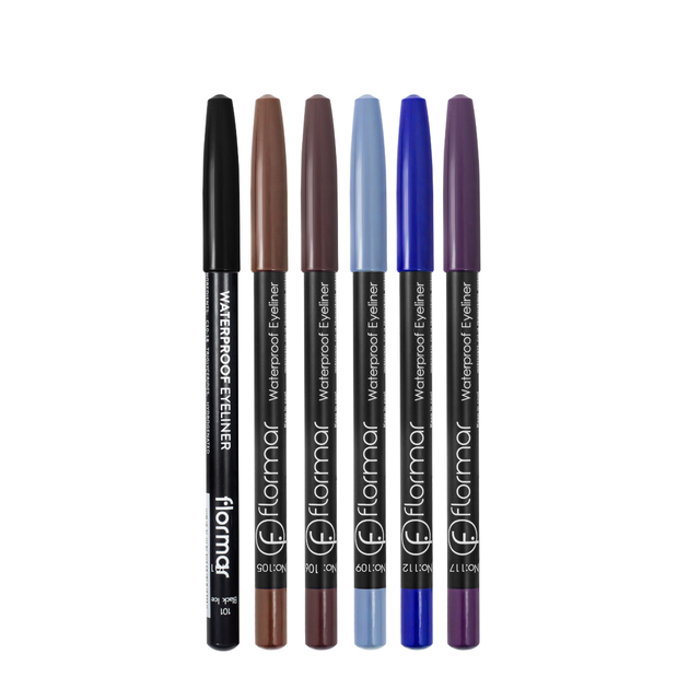 Олівець для очей Flormar Waterpoof Eyeliner водостійкий № 105 Коричневий - зображення 3