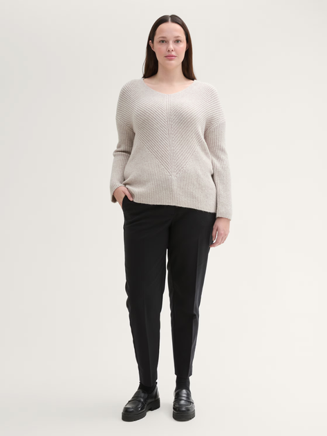 Spodnie damskie Tom Tailor 1044878 46 Czarne (4068127377166) - obraz 3