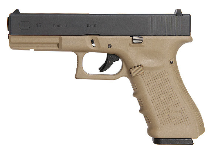 Пістолет Glock 17 — Gen4 GBB — Half Tan [WE] (для страйкболу) - зображення 1