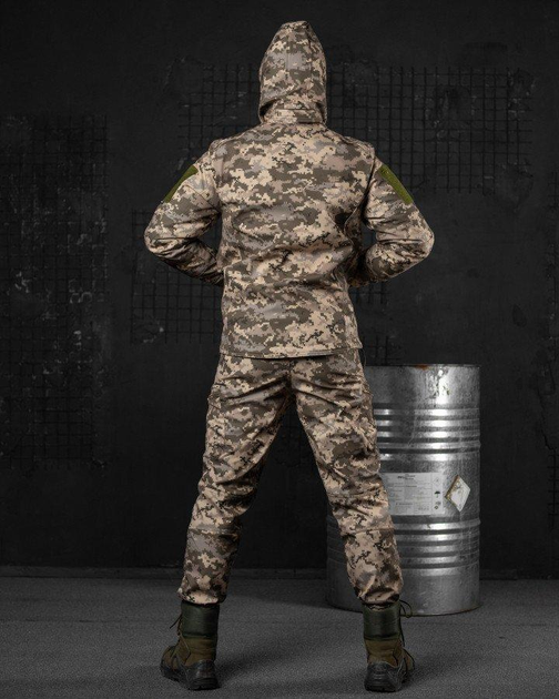 Тактический зимний костюм Single Sword SoftShell двойной флис XL пиксель (83264) - изображение 3