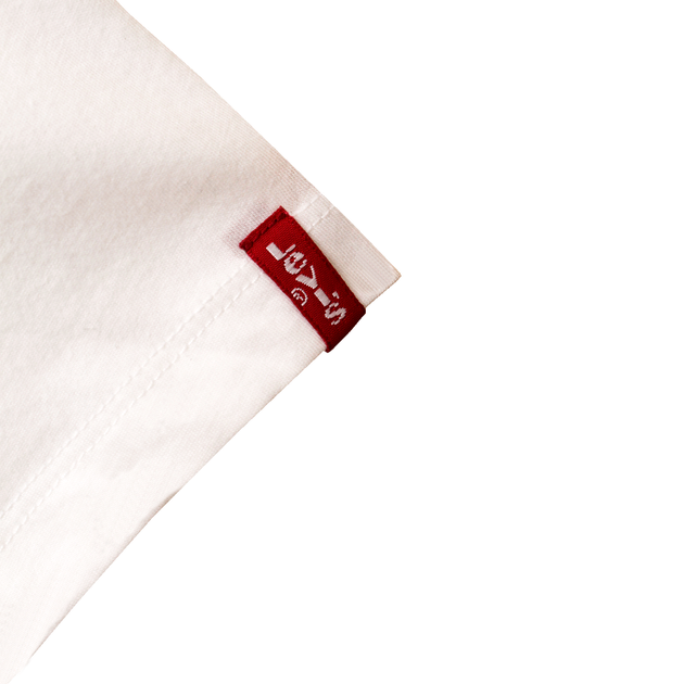Футболка LEVIS базова Білий XXS 010420-000112 - Фото 3 Футболка LEVIS базова Білий XXS 010420-000112 - зображення 3