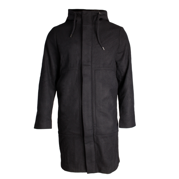Пальто Чоловіче Jack & Jones Чорний M 030124-599312 - Фото 1 Пальто Чоловіче Jack & Jones Чорний M 030124-599312 - зображення 1