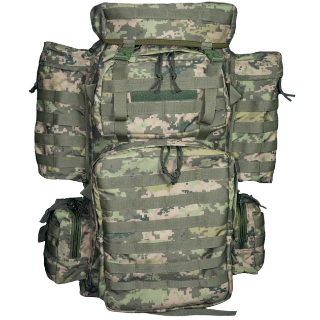 Тактический рюкзак Kirasa KI951 70L Cordura 1000D MOLLE Pixel - зображення 1