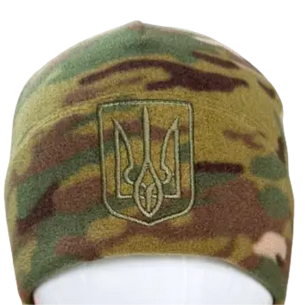 Зимова флісова шапка з гербом Ranger RA8954 55-57 Multicam - зображення 2