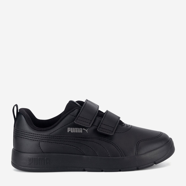 Акція на Дитячі кросівки для хлопчика Puma Courtflex V3 V PS 39764201 28 Black-Black-Cast Iron від Rozetka