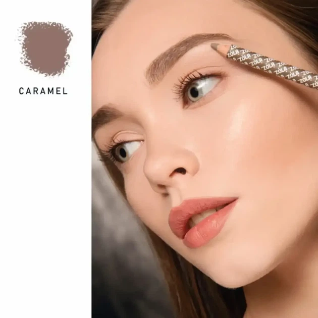 Олівець для брів пудровий Powder Brow Pencil Zola Caramel - зображення 2