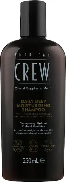 Шампунь для глибокого зволоження American Crew Daily Deep Moisturizing Shampoo 250 мл - Фото 1 Шампунь для глибокого зволоження American Crew Daily Deep Moisturizing Shampoo 250 мл - зображення 1