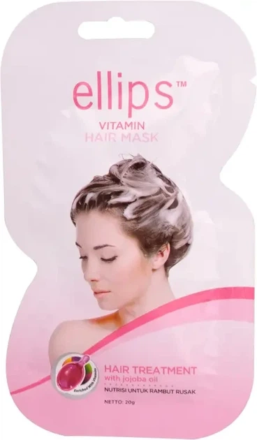 Маска для волос Терапия для волос с маслом жожоба Ellips Hair Mask Treatment 20 г - Фото 1 Маска для волос Терапия для волос с маслом жожоба Ellips Hair Mask Treatment 20 г - изображение 1