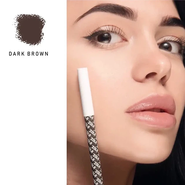 Карандаш для пудровых бровей Powder Brow Pencil Zola Dark Brown - изображение 2