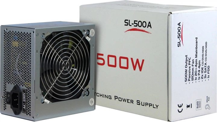 Блок живлення Inter-Tech 500W (SL-500A) - изображение 7
