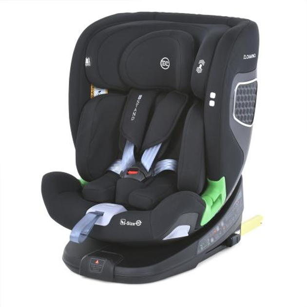 Дитяче автокрісло EL CAMINO ME 1146 i-STAND система ISOFIX, група 0+-1-2-3, 0-36 кг, оборот 360 градусів - изображение 1