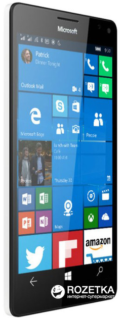 Мобильный телефон Microsoft Lumia 950 XL Dual Sim White + док-станция в ...