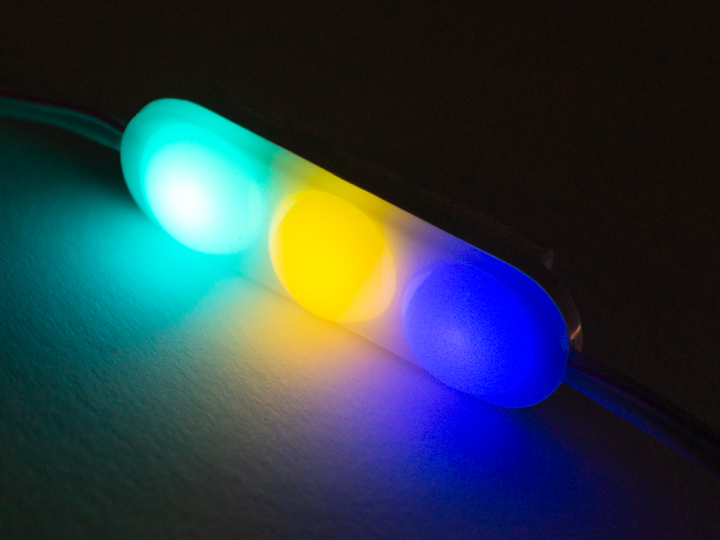 Світлодіодний модуль LEDUA SMD2835 3 LED 12В 1.30Вт різнокольоровий - зображення 2