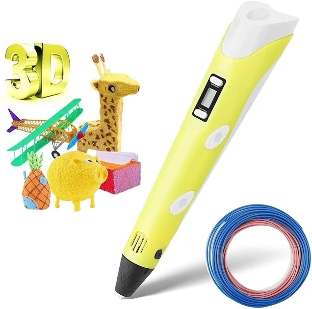 3D-ручка для детского творчества с LCD дисплеем 3Dpen Комплект с ...