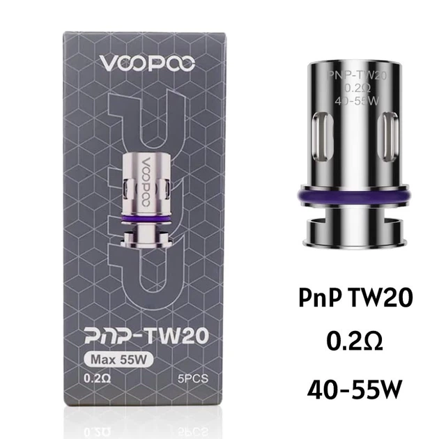 Випарник VOOPOO PnP-TW20 Coil DL - 0.2 Ом (16813) - зображення 2