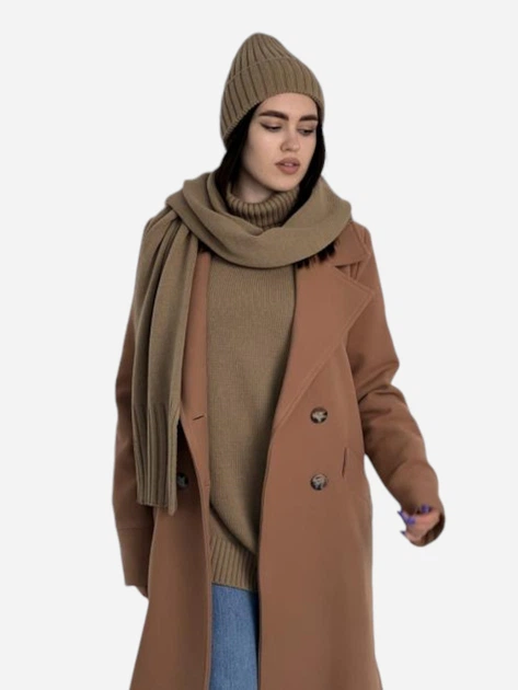 Шарф женский ARTKNIT Sofia Wool 38229 Ореховый (4823093427631) - изображение 2