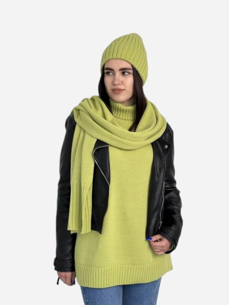 Шарф женский ARTKNIT Sofia Wool 38226 Яблочный (4823093427679) - Фото 2 Шарф женский ARTKNIT Sofia Wool 38226 Яблочный (4823093427679) - изображение 2