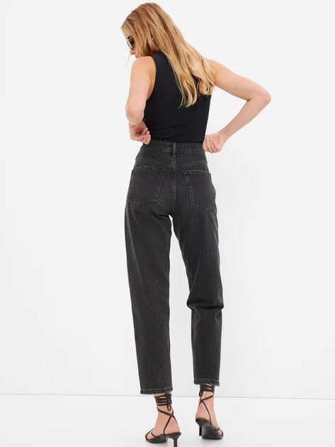 Джинси Mom's жіночі GAP 406726-00 27 Чорні (1200112058985) - зображення 6