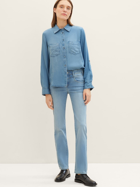 Джинси Regular Fit жіночі Tom Tailor 1041209 26-32 Сині (4067672174046) - зображення 3