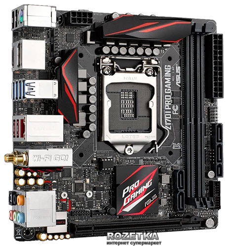 Материнская плата Asus Z170I Pro Gaming (s1151, Intel Z170, PCI