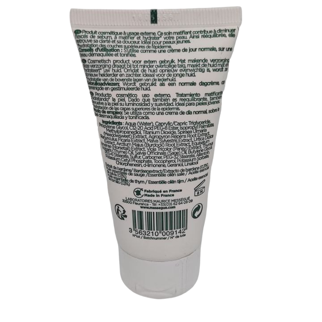 Очищающий дневной крем Messegue Creme De Jour Purifiante с лопухом, шалфеем и тимьяном 50 мл - изображение 2