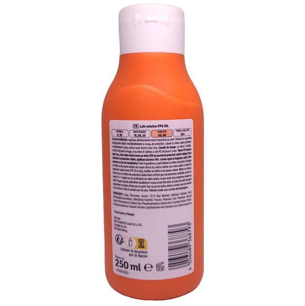 Сонцезахисне молочко Cien Sun Lait Solaire SPF50 250 мл - зображення 2