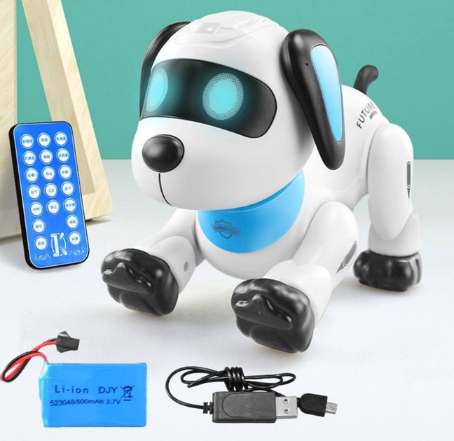 Песик - робот на радіокеруванні Limo Toy RC-0009 з пультом, танцююча собачка зі звуком і світлом - зображення 2