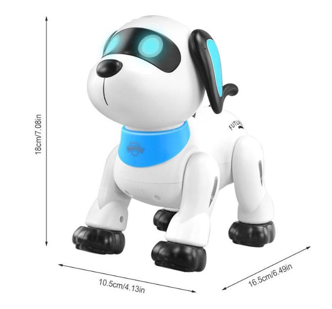 Песик - робот на радіокеруванні Limo Toy RC-0009 з пультом, танцююча собачка зі звуком і світлом - зображення 6