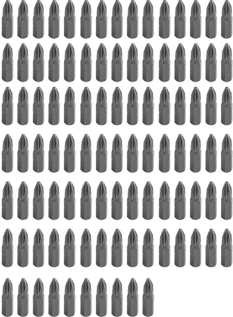 Набір біт Graphite PH2 x 25 мм 100 шт 56H626 (5902062102447) - зображення 4