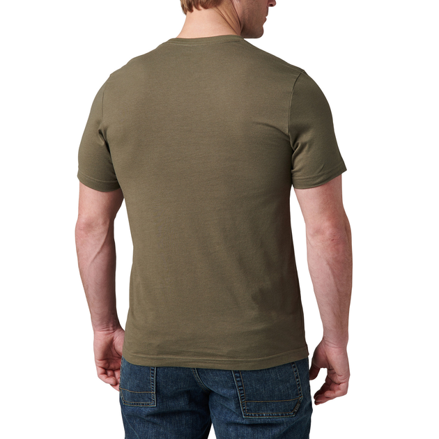 Футболка з малюнком 5.11 Tactical® Atmos Logo 2XL RANGER GREEN - зображення 2