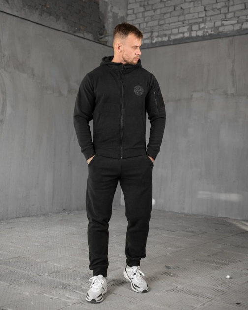 Флисовый спортиый костюм руны black XXL - изображение 1