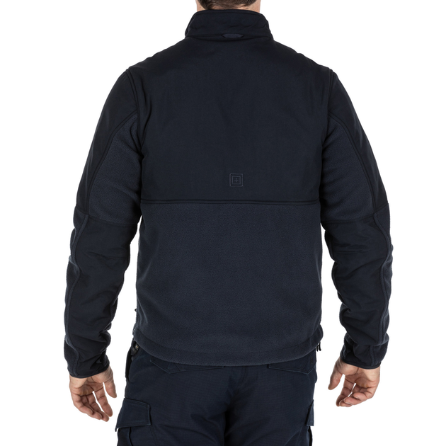 Куртка флісова 5.11 Tactical® Tactical Fleece 2.0 L Dark Navy - зображення 2