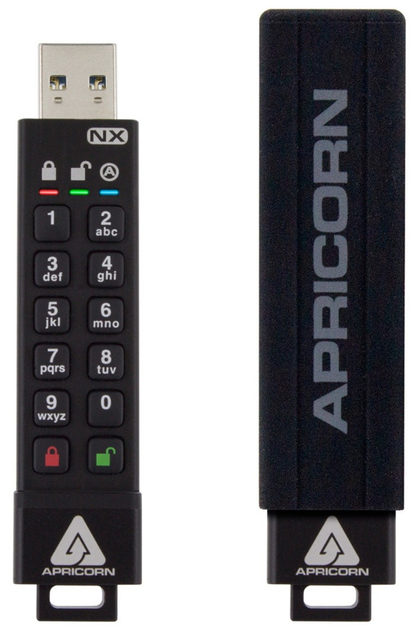 Флеш пам'ять Apricorn Aegis Secure Key 3NX 32GB USB 3.2 Black (ASK3-NX-32GB) - зображення 2