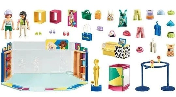 Zestaw do zabawy z figurkami Playmobil My Life Butik odziezowy 71534 (4008789715340) - obraz 4