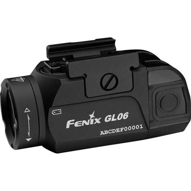 Ліхтар для пістолета Fenix GL06 600лм IPX7 Black (GL06) - зображення 1