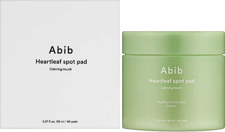 Płatki do twarzy Abib Heartleaf Spot Pad Calming Touch 80 szt (8809864762398) - obraz 2